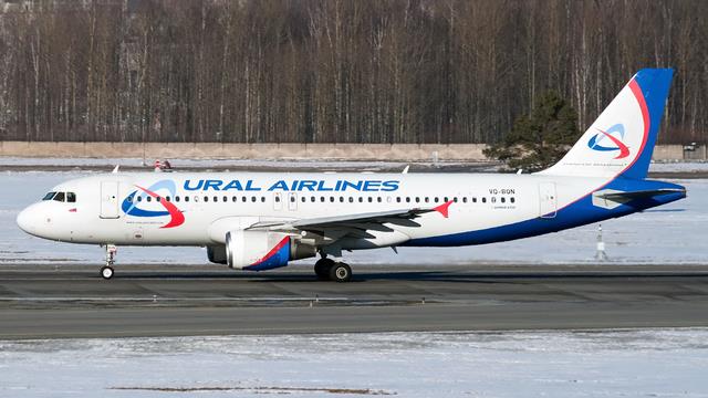 VQ-BQN:Airbus A320-200:Уральские авиалинии